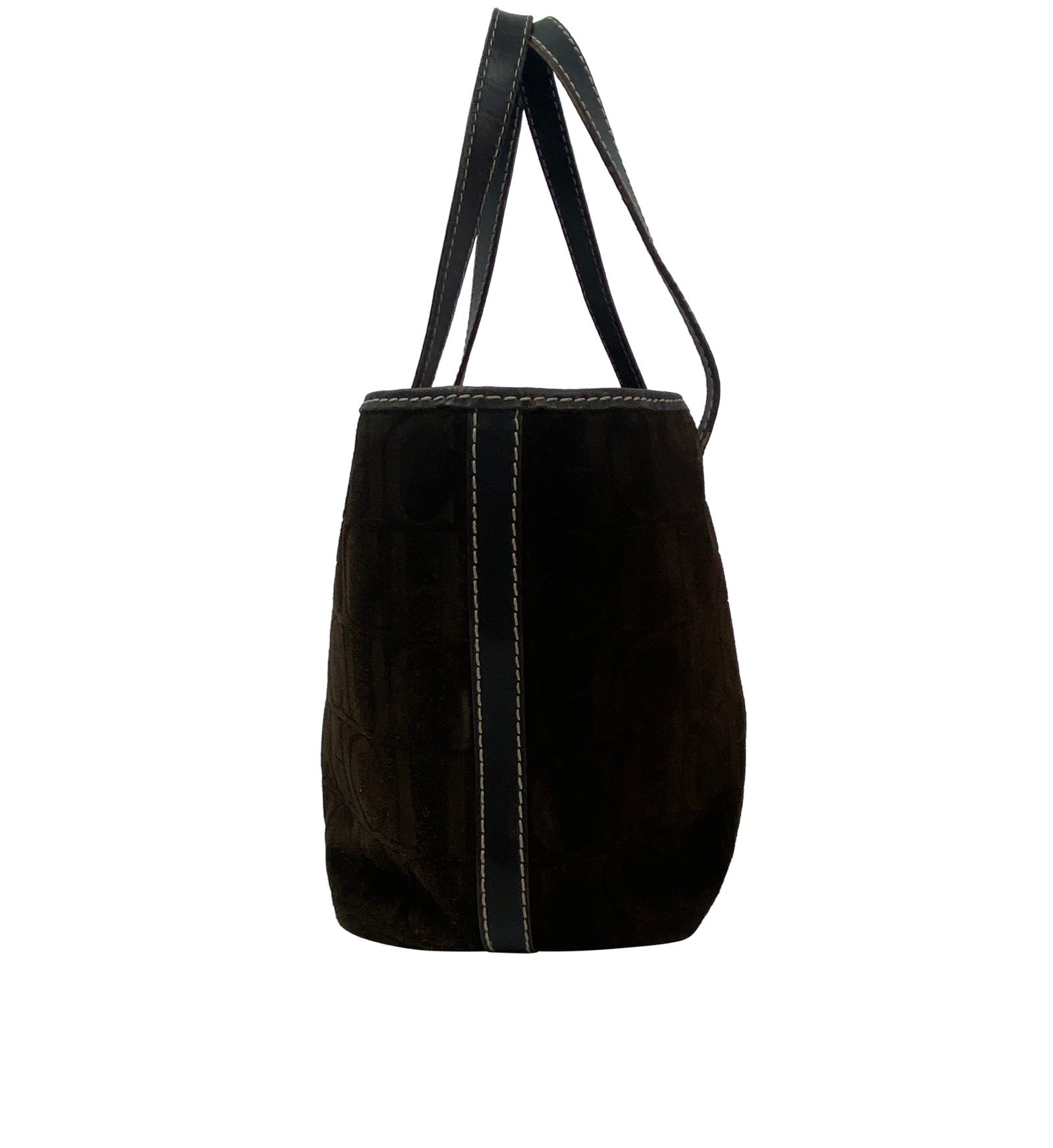 CH, 180&euro;, Bolso, Marrón, Cuero - Ante, Vista inferior